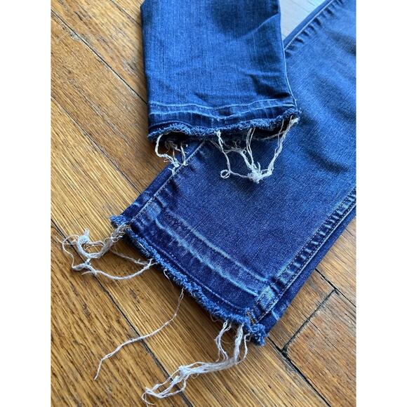 MADEWELL ‘10” High-Rise Skinny’ Distressed Button-Fly Stretch Jeans sz 29 (w30) - Picture 9 of 13
